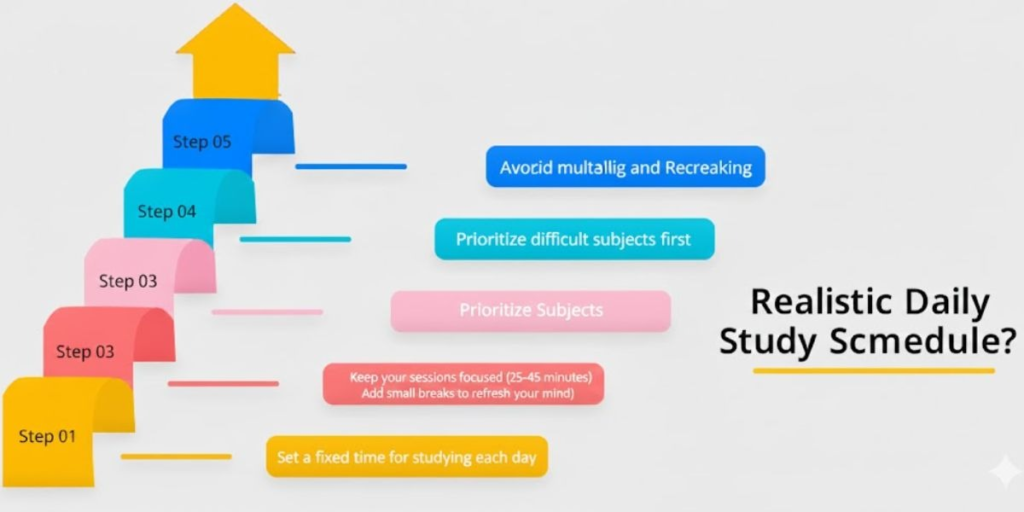  Create a Realistic Daily Study Schedule