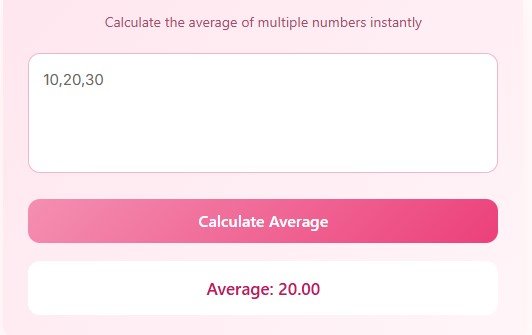Average Calculator Online – Calculate Average of Numbers Instantly