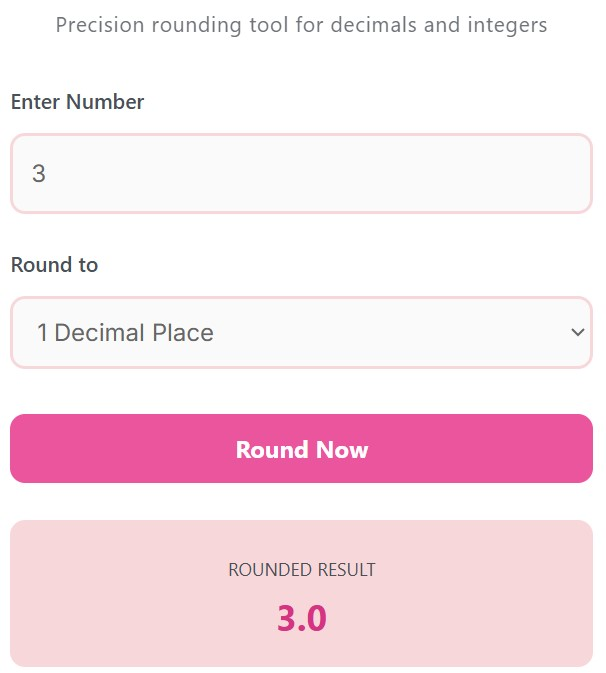 Rounding Calculator