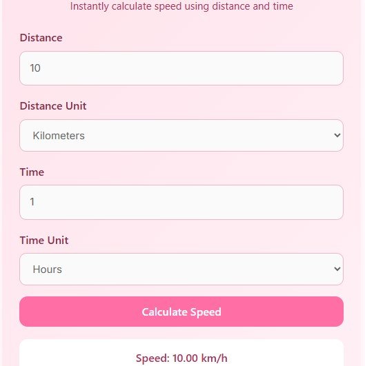 Top Speed Calulator Speed Calculator – Instantly Calculate Speed Using Distance & Time