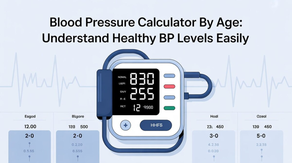 Blood Pressure Calculator by Age